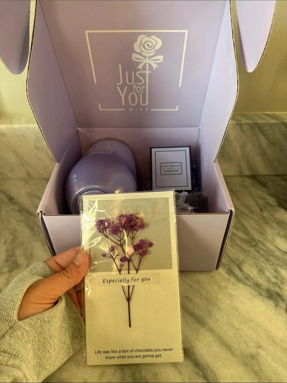 Lavender Women's Bath & Body Gift Box